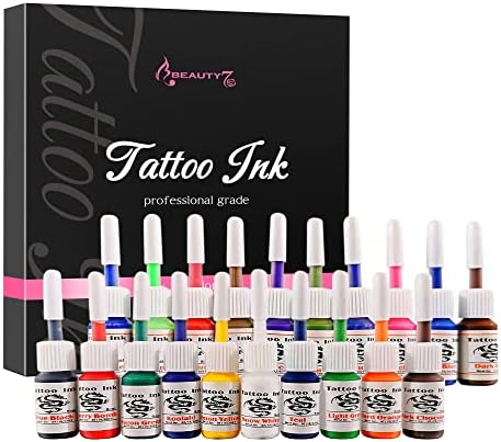 CHRONTIER 20 CORES mistas Tatuagem Pintura de tinta Pigmento Conjunto primário 5ml 1/6 oz de