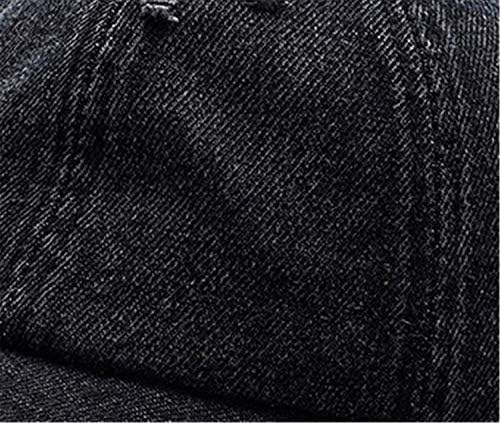 Tampa de beisebol lavada angustiada Vintage Denim Cotton Dadd Hat Unisex Polo Ajustável Crucker Low Profile