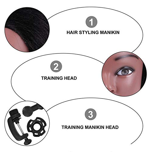 1 Defina o treinamento de cabeleireiro de cabelos longos modelas de cabelo manikin cosmetologia cabeça de