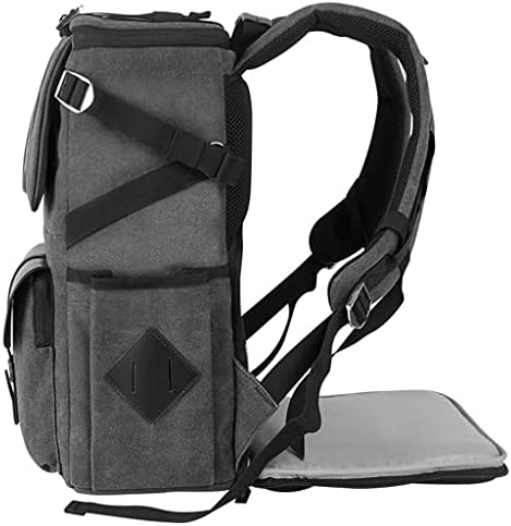 Yfqhdd Canvas de grande capacidade Câmera de vídeo ombros de videoclipe Backpack impermeabilizada