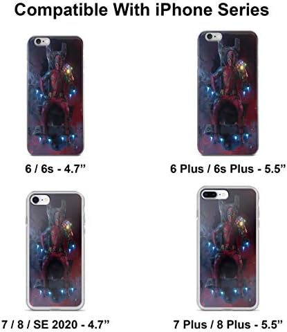Capa de telefone Deadpool e Infinity Gauntlet Compatível com iPhone 14 13 12 11 13 14 Pro Max X Xr XS 8 7 6