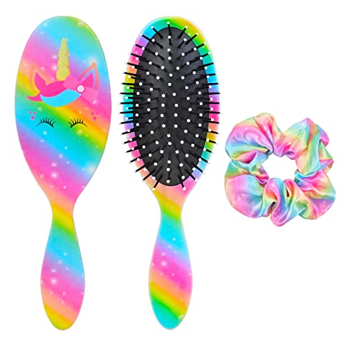 Escova de cabelo para meninas, crianças devanger o escova de cabelo para cabelos encaracolados, escova de cabelo