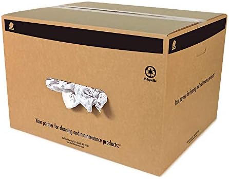 As indústrias de búfalos absorvem panos de pano de camiseta reciclados brancos - caixa de 25