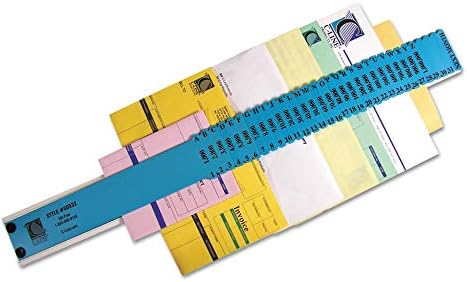 Classificador de documentos de plástico geral da linha C, tamanho da letra, 32 divisões, 3 x 23,5 polegadas,