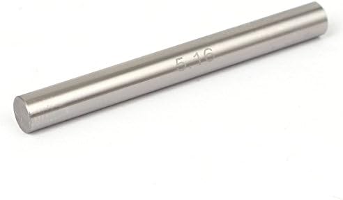 Aexit 5,16 mm calibres de prata Tom de prata GCR15 Cilindro de medição de hardware Pin com calibre Gage Gage