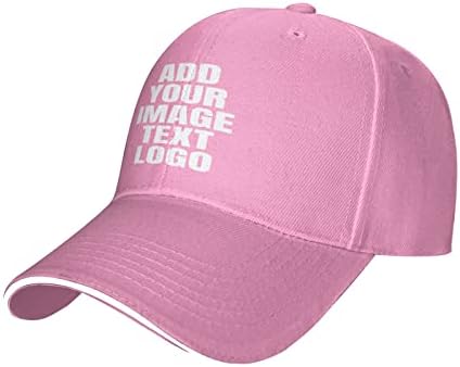 Chapéu personalizado chapéus personalizados para homens, mulheres projetam seu próprio com o logotipo de texto