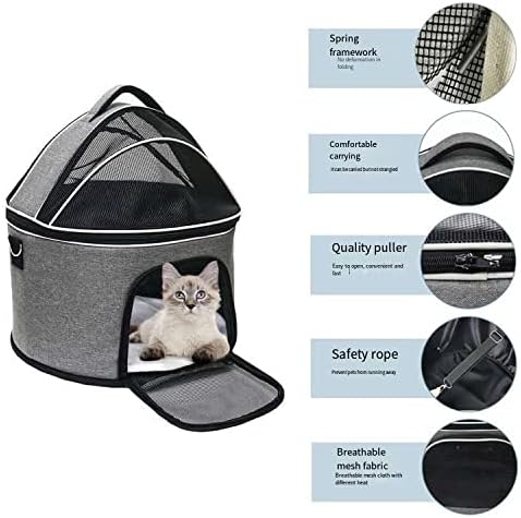 Mochila portátil e removível de animais de estimação para viagens, New Cat and Dog Kennel Cat Mackpack