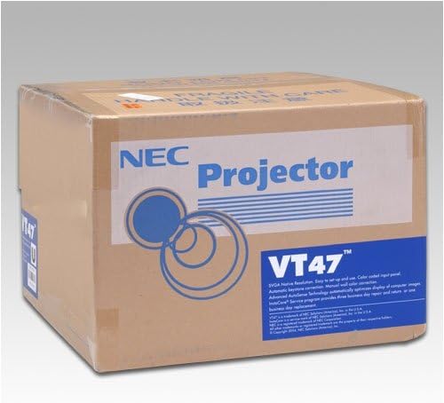 NEC VT470 Projeto de vídeo digital 2000 ANSI LUMENS