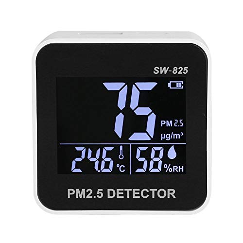 Detector montado na parede SNDway Digital LED Qualidade do ar Monitor PM2.5 Medidor de umidade
