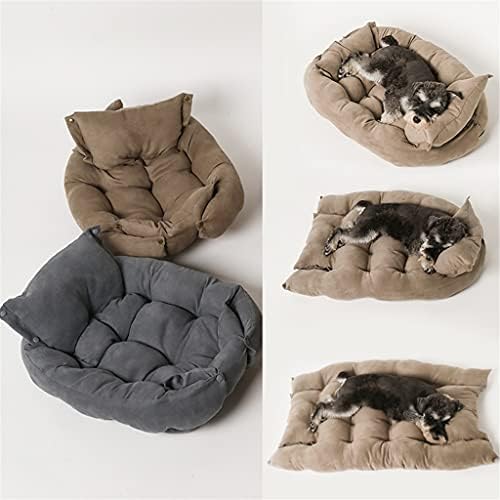 N/A Multifunction Dobing Square Cushion Sofá Bed de animais de estimação Casa de cachorro macio e mole de