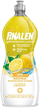 Energia líquida de limão líquido de lavagem de louça, 25,3 fl. oz, 1,78 libras