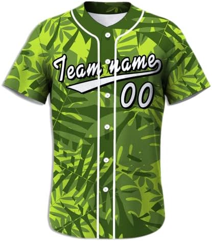 Jersey de beisebol personalizada Impressão de camuflagem personalizada Número da equipe camisetas camisetas de softball time de softball uniforme