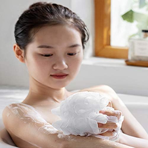 Tyi Bathing Loofah - Banho de banho espumante de banheira de banheira de banheira de banheira de banheira esfoliando,