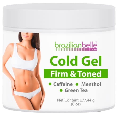 Belle Belle Gel com cafeína e extrato de chá verde - melhora a textura da pele, hidrata e hidrata - Cryo