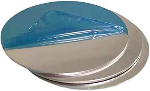 Zoenae 3pcs Placa redonda de alumínio 1060 Disco de folha circular de alumínio Disco redondo para espessura de