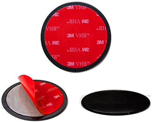 Navitech 80mm Adesivo Circular Univeral Dash Disc Compatível com o uso com copos de sucção de pára