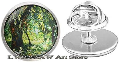 Willow, Wind and Sun Pin, jóias de Willow Tree, Willow Pin Abstract Art Pin, Willow Broche, M301