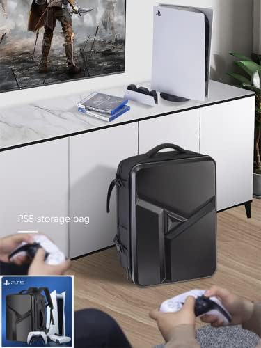 Mochila de laptop expansível de soload, mochila de viagem de negócios, bolsa de armazenamento PS5 com