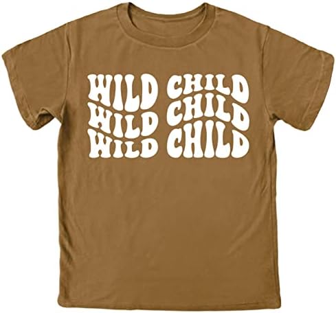 Olive adora camisetas retrô onduladas da Apple Child Child para meninos e meninas para bebês e crianças