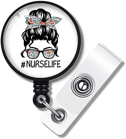 Touner Nurse Life Life Id Id Id Batch titular bobinas com titulares de cartas de nomes de clipe