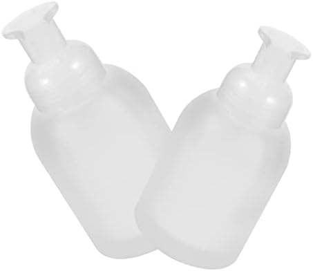FOMIYES 4 PCS Garrafa de espuma Distribuindo Wash Body Bottled Glass White