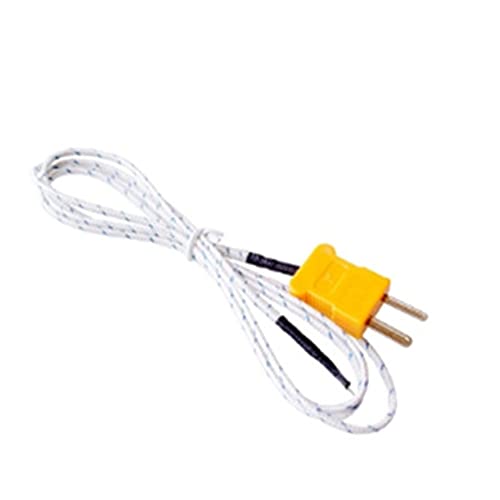 1m 100cm K Tipo de temperatura TermoCouple Medição do fio Sensor Fio para fibra de fibra de fibra de fibra de