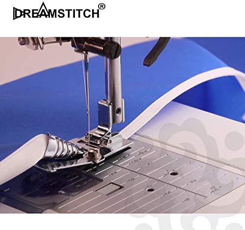 DreamStitch 820245096 BILS Binder Pressser Pé para Pfaff A, B, C, D, E, F, G, J, K e Máquina de Costura de Shank