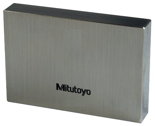 Mitutoyo 611821-541 Bloco de medição retangular de aço, ASME AS-1, comprimento de 0,1 mm