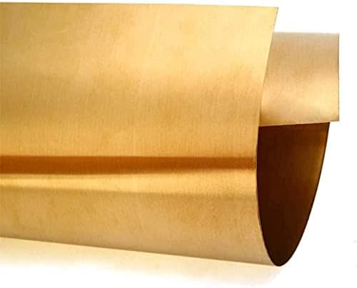Yiwango Folha de cobre Folha de metal de metal fino folhas de papel alumínio Tonsentness Folhas de cobre de placa de latão