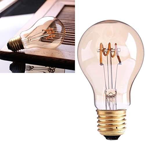 Iluminação LXCOM A19/A60 LED vintage Edison Bulbos 3W Lâmpada de filamento diminuído de 30w Branca média