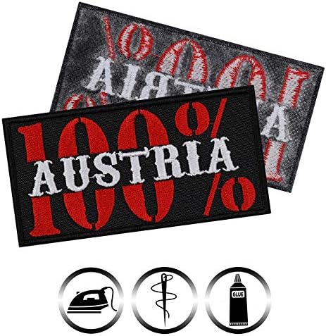 Austria Eagle Austria Patch Eagle emblema de ferro para todos os tecidos | Adesivo da Áustria