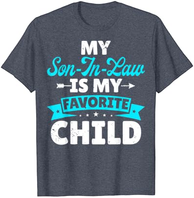 Meu filho é meu filho favorito, uma camiseta combinada de família engraçada