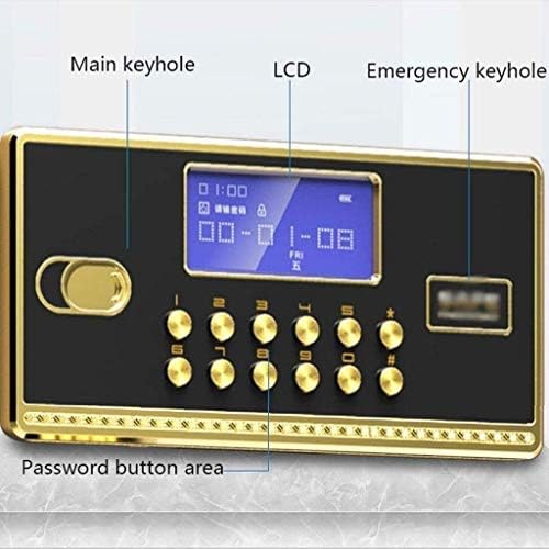 XXXDXDP Security Home Safe ， Segurança digital Safe, caixa de bloqueio grande com tela LED, construção