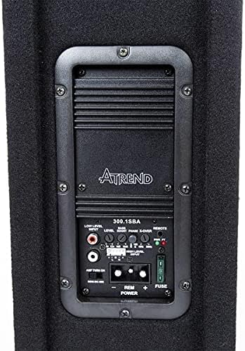 ATREND ENCLOSURES 8V3001 Caixa de 8 polegadas ventilada com 300.1SBA AMP