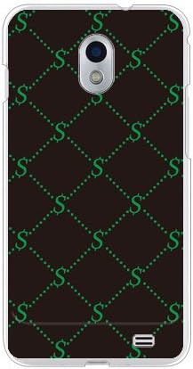 Second Skin S Monogram Black X Green Design por ROTM/para Galaxy S II WiMAX ISW11SC/AU ASCG2W-PCCL-202-Y348