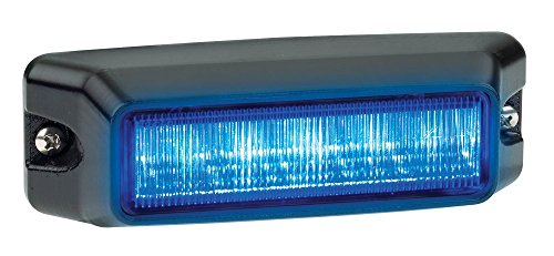 Sinal federal IPX600B-B Impaxx LED Exterior/Luz de Perímetro, LEDs azuis, lente clara