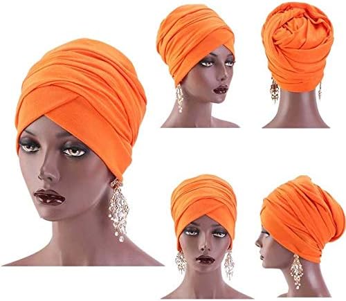 BBSJ Women Hair Cap Hats Codsce Longo Lenço Interior Hijabs Índia Chapeira Turbante Capéu Lady Hair