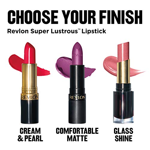 Revlon Super Lustrous the Luscious Mattes Lipstick, em Mauve, 004 Wild Thoughts, 0,15 oz