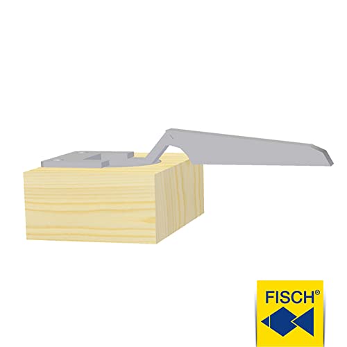 FISCH 04300005K PROFI Universal Speed ​​Cutter Bit em caixa de madeira, 0 V, prata/cinza/bege, 15-35 x 60/90