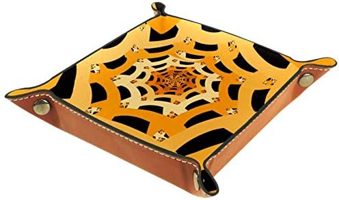 Lorvies Graphic Digital Spider Cobweb Storage Box Cube Bins Bins Bins for Office Home