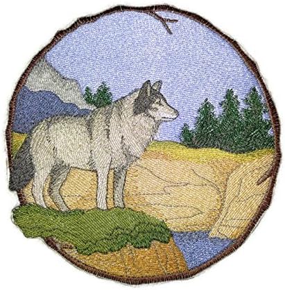 BeyondVision Nature texou em fios, incrível Reino Animal [Walk in the Woods Wolf] [personalizado e exclusivo]