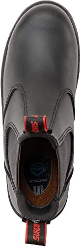 Cerreway Men's Slip on Work Boots for Men, Slip/Slip/Water resistente à água atualizado, Dissipativo estático,