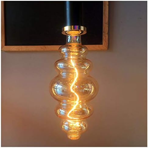 Maotopcom grande LED vintage Edison Bulbo Hamburgo lâmpada decorativa lâmpada não-minimizível, 40 watts equivalente