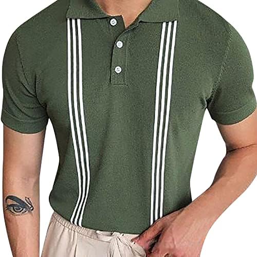 2023 camisa de moda masculina de nova manga curta de manga curta bloco de cor de cor de algodão
