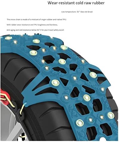 FSCZ Automóvel resistente a desgaste do desgaste anti-esquique pneu SUV Pneu anti-Skid Chain Universal Danos resistentes