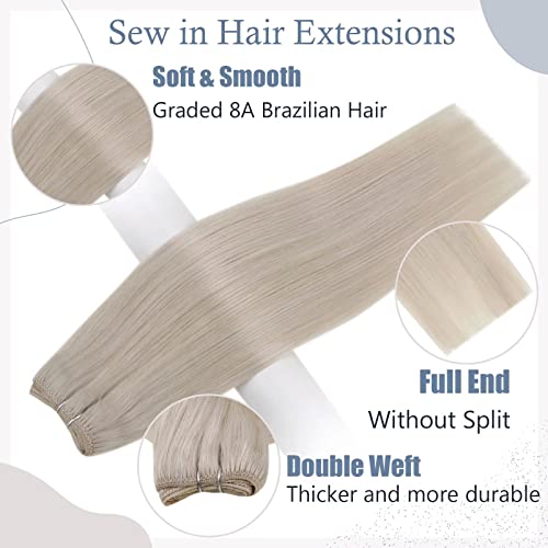 Easyouth One Pack Weft Haf Hair Extensions Real Human Hair e uma fita de embalagem em extensões