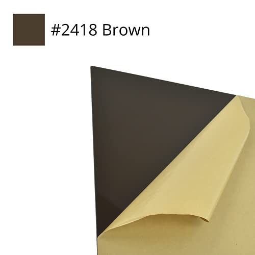 Buyplastic 2418 marrom folha de acrílico de cor sólida marrom, escolha tamanho e espessura, 1/8 x 24 x 48 , vidro
