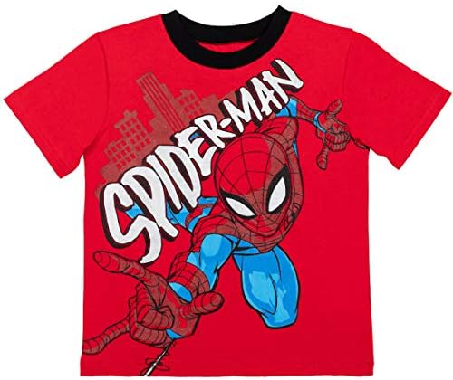 Marvel Vingadores Spiderman Mix N 'Match Match T-Shirt & French Terry Shorts Conjunto