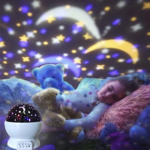 Brinquedos para meninas de 3 a 10 anos-Kids Star Night Light Projector para Presentes de decoração de