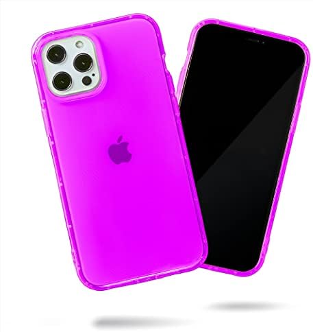 Caixa de néon de neon steeplab para iPhone 12 Pro Max - A caixa de geléia aderente com bolsos de ar protetores